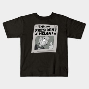 President Helga Kids T-Shirt